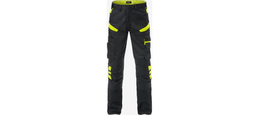 Skarup Broek 2555 STFP Zwart/geel