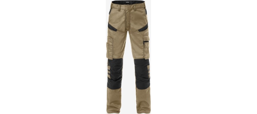 khaki/zwart