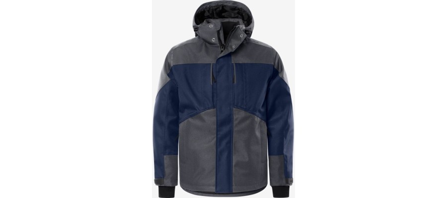 marineblauw/grijs