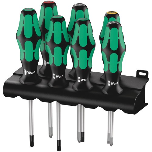 335/350/367/7 SCHROEVENDRAAISERSET KRAFTFORM PLUS LASERTIP + HOUDER, 7-DELIG