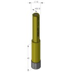 PROFIT DIAMONDBOOR MET ZESKANT AANSLUITING 8 MM, 12 MM