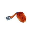 SPANBAND MET KLEMGESP, 25MM, 3M, 175/350 DAN, ORANJE