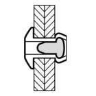 MFX RIVET ALU/STEEL DH 6.0X18