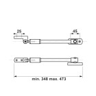 TELE-UITZETTER/30/BU/RVS/EAN