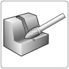 HM-STIFTFREES, MODEL GZ6 / KRUISVERTAND / ø9,6X19X64Xø6