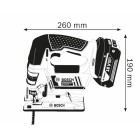 ACCU DECOUPEERZAAGMACHINE GST 18V-LI B (C&G ACCU EN LADER NIET MEEGELE