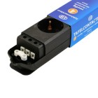 TCD MONTEERBAAR 4V + RA ZWART ZONDER SNOER