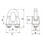 400-12E / STAALDR.KLEM TYPE 741 12MM VZ.