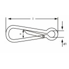 125-060N / SIMPLEXHAAK DIN 5287 60MM VERN.