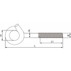 375-10E / BEVESTIGINGSHAAK M10X145 VZ.