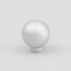 KNOP ROND DIAM. 25 MM MAT NATUREL