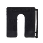 MILLIMAX UITVULPLAATJE 3MM 130 STUKS ZWART
