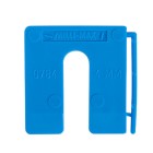 MILLIMAX UITVULPLAATJE 4MM 100 STUKS BLAUW