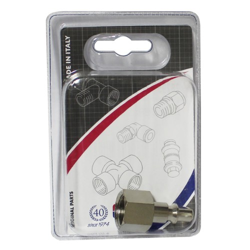 STEEKNIPPEL 1/4'' BINNENDRAAD (BLISTER)