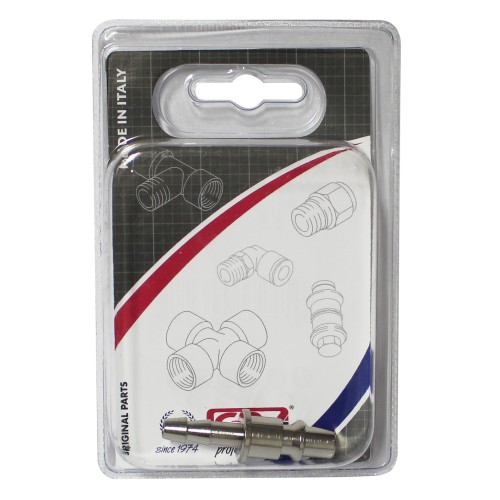 STEEKNIPPEL MET SLANGPILAAR 6MM(BLISTER)