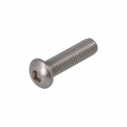 LAAGBOLKOPSCHROEF RVS-A2 IB-4 ISO7380 M6X16 (200)