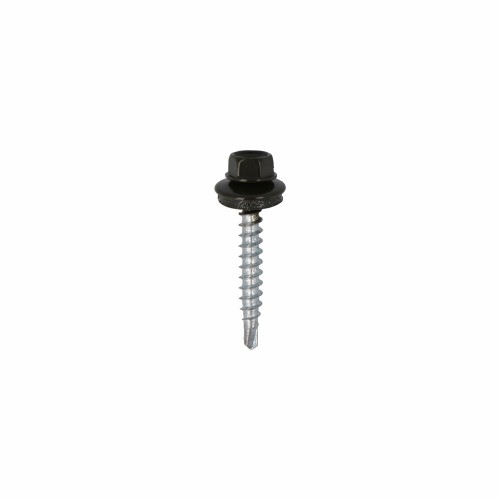 DAK&GEVEL PROFIELPLAATSCHROEF VZ FLESSENGROEN RAL6007 4.9X35 (50)