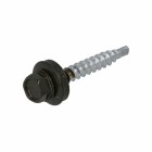 DAK&GEVEL PROFIELPLAATSCHROEF VZ FLESSENGROEN RAL6007 4.9X35 (50)