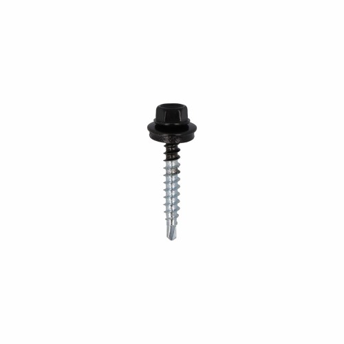 DAK&GEVEL PROFIELPLAATSCHROEF VZ GITZWART RAL9005 4.9X35 (50)