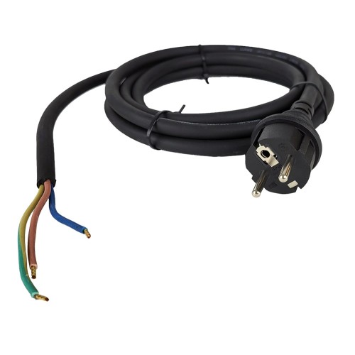 QWATTPRO AANSL KL.I 5M 3G1,5 H07RN-F ZWART IP44