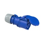 CEE CONTRASTEKKER 16A 3P 230V 6H BLAUW IP44 SHARK
