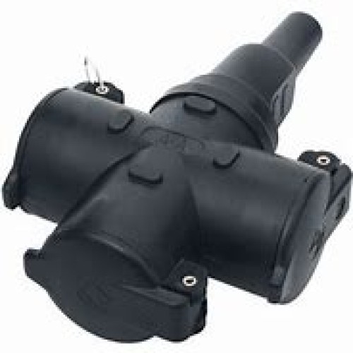 KERAF VOLRUBBER DRIEWEG KOPPELCONTACTSTOP 16A