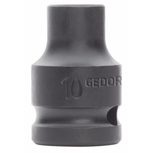 SLAGMOERDOPSLEUTEL 1/2", 6-KT SW 10 MM, L. 38 MM - R63001006