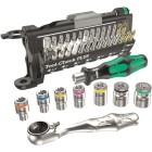 RATELSET 38-DELIGE MET DOPPEN BITS EN EEN HANDVAT