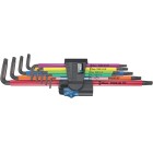 967/9 TX XL MULTICOLOUR HF 1 STIFTSLEUTELSET MET VASTHOUDFUNCTIE, LANG, 9-DELIG