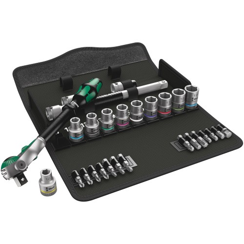 8100 SC 6 ZYKLOP SPEED RATELSET, 1/2" AANDRIJVING, METRISCH, 28-DELIG