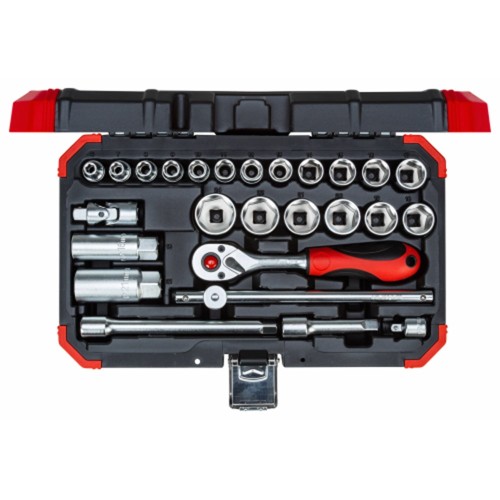DOPSLEUTELSET 3/8” SW 6-24 MM, 26-DLG - R59003026