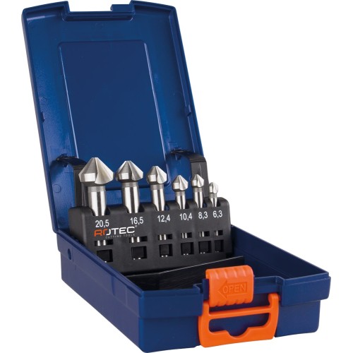 VERZINKFR.SET '400', HSS-G, 6-DLG, M3-M10, ø6,3-20,5