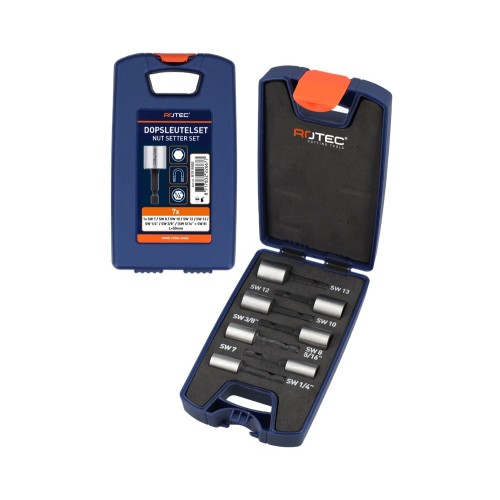 DOPSLEUTELSET '819', MAGNETISCH, E6.3, 7-DLG., SW 1/4"-13