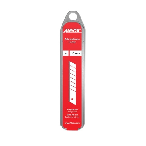 RESERVEMESJES AFBREEKBAAR 18MM SAFETY DISPENSER 10 STUKS