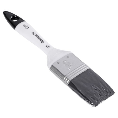 COPENHAGEN PRO UNIVERSEEL PLATTE KWAST 2*, MT. 1.5, SYNTHETISCH HAAR, VOL KUNSTSTOF STEEL