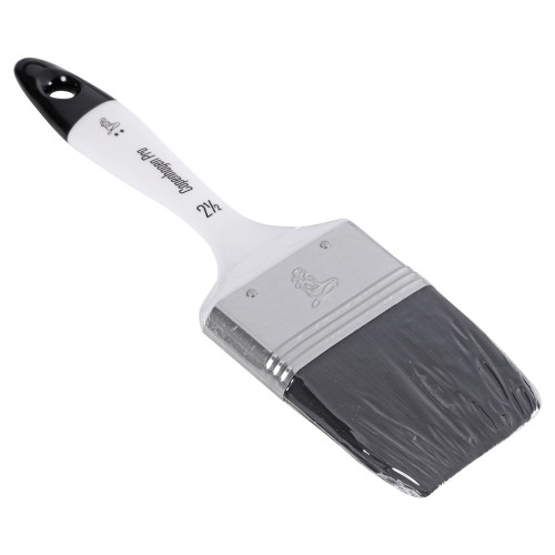 COPENHAGEN PRO UNIVERSEEL PLATTE KWAST 2*, MT. 2.5, SYNTHETISCH HAAR, VOL KUNSTSTOF STEEL