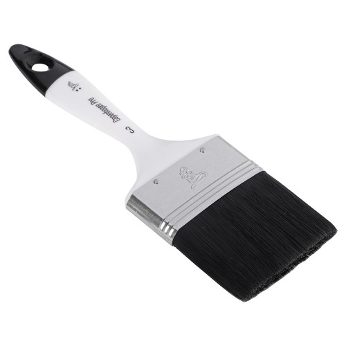 COPENHAGEN PRO UNIVERSEEL PLATTE KWAST 2*, MT. 3, SYNTHETISCH HAAR, VOL KUNSTSTOF STEEL