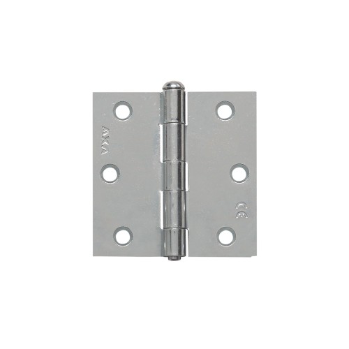 ONGELAGERD SCHARNIER/76X76X2.0/RECHTHOEK/STAAL TOPCOAT