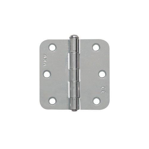 ONGELAGERD SCHARNIER/76X76X2.0/RONDHOEK/STAAL TOPCOAT