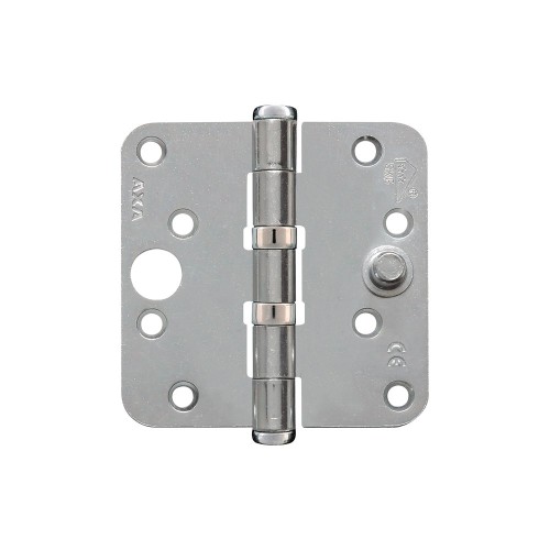 VEILIGHEIDSKOGELLAGERSCHARNIER/89X89X3/RONDHOEK/STAAL TOPCOAT/SKG3