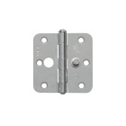 ONGELAGERD VEILIGHEIDSSCHARNIER/76X76X2.0/RONDHOEK/STAAL TOPCOAT/SKG2
