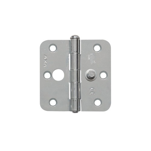 ONGELAGERD VEILIGHEIDSSCHARNIER/76X76X2.0/RONDHOEK/STAAL TOPCOAT/SKG2