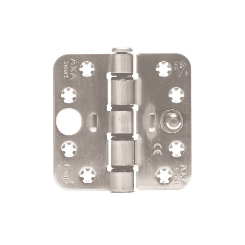 SMART EASYFIX VEILIGHEIDSSCHARNIER/89X89X3/RONDHOEK/RVS/SKG3