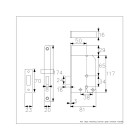 KASTSLOT/SL55/DM50/VOORPLAAT ROND/STAAL ZWART