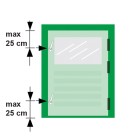 RAAMSLUITING DRUKKNOP/LINKS/ALUMINIUM ZWART/BL