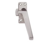 RAAMSLUITING DRUKKNOP/RECHTS/ALUMINIUM F1