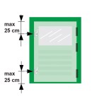 VEILIGHEIDS RAAMSLUITING CILINDER/LINKS/GELIJK/OPB.SLUITKOM/SKG1/ALUMINIUM F1