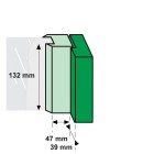 RAAMSLUITING DRUKKNOP/LINKS/HAAKSCHOOT/OPB.SLUITKOM/ALUMINIUM F2