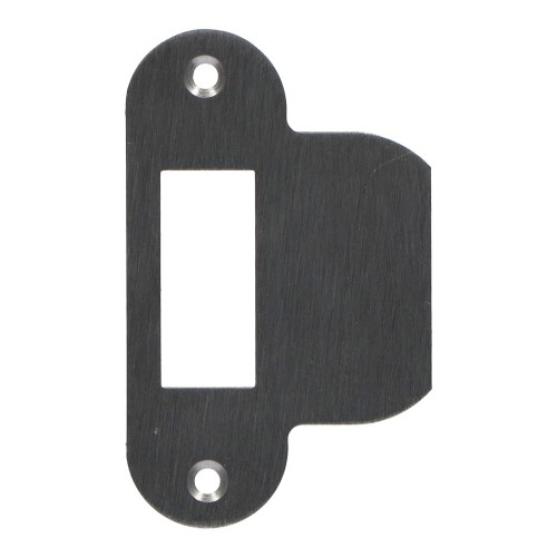 SLUITPLAAT P1255/17 RVS AFGEROND