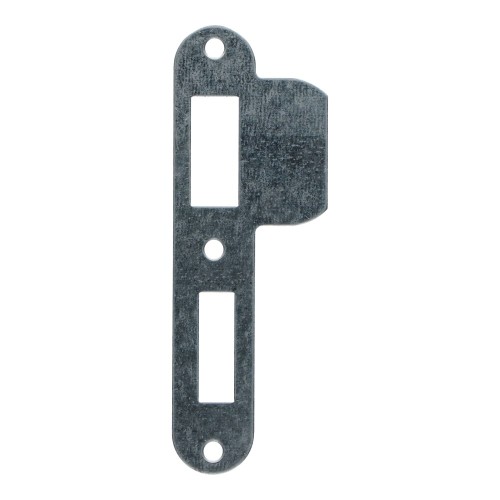 P 1266/12/U SLUITPLAAT, STAAL VERZINKT 23X127.3MM AFGEROND, DR 1+2+3+4.